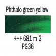Farba olejna Rembrandt 15ml seria 3 - kolor 681 Phthalo green yellow